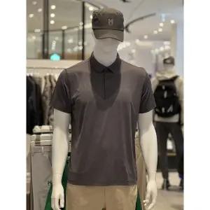 [밀레](센텀시티점)(이월한정수량)남성용 반팔카라티셔츠 톰스 아스킨 멜란지 카라 티셔츠 MUUUT434(출...