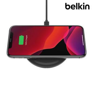 벨킨 부스트업 15W 초고속 무선 충전 패드 WIA002kr C타입 어댑터 포함 아이폰 갤럭시 호환