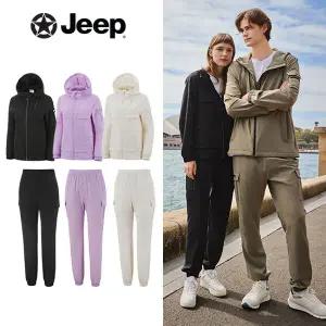지프 여성 우븐 셋업 (자켓 + 팬츠)