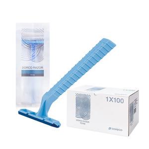 도루코 일회용 두날면도기 706-1P 100개입 휴대용 개별포장