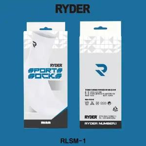 라이더 배드민턴 남성 자수 국대 장목 양말 BOX 포장 RLSM-1