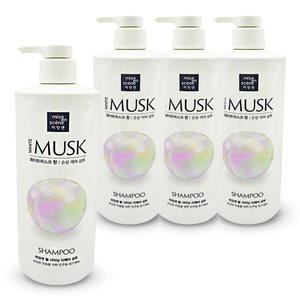 미쟝센 펄샤이닝 리페어 손상케어 화이트머스트 샴푸 1000ml 4개