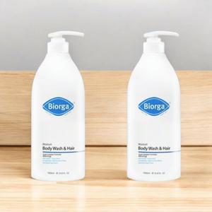 1+1 바이오가 모이스춰 바디워시 앤 헤어 1000ml