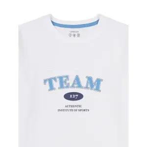 [탑텐키즈](타임스퀘어점패션관)25년 SS (남아) 쿨에어 코튼 크루넥 7부 티셔츠 MKF2TS1203