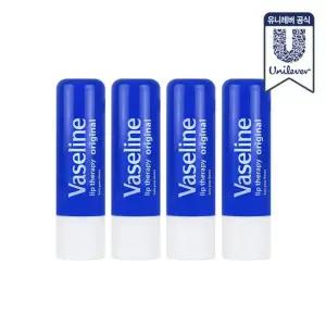 바세린 립 테라피 스틱 오리지널 4.8g x 4개