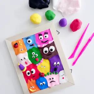 클레이 감정 몬스터 만들기 구디백 키트 컬러 찰흙 점토 촉감 놀이 생일 선물 단체 답례품 굿즈