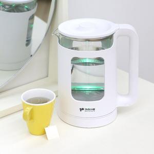 키친아트 유리 전기포트 1.5L 보온 티포트 온도설정 LED 유리포트 KK-1509