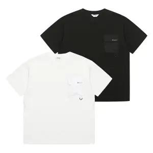 [에꼴리에] 남자 여름이월 4.5부 루즈핏 우븐포켓티(25B5402)