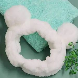 귀여운 동물 세안 헤어밴드 머리띠 세수 샤워 어린이-WECA0E6