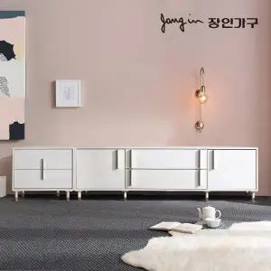 [장인가구]노바 바닐라 2400 높은 거실장