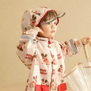 반사띠 유아 아기 우비 레인코트 비옷 돌아기 남아 여아 우의