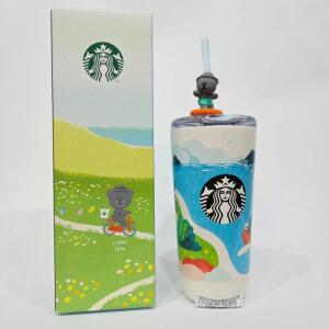 스타벅스 SS 제주 조이 콜드컵 473ml 각인 빨대 곰돌이 텀블러