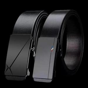 [트렌디워크] 1+1 자동벨트 버클 가죽 정장 캐주얼 벨트 허리띠