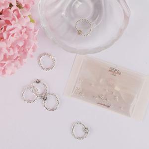 비즈반지재료 은볼 비즈 반지 DIY 만들기 키트/Dahlia 925 실버볼