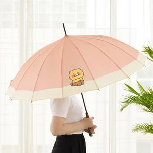 카카오프렌즈 귀여운 춘식이 캐릭터 장우산 주니어 어린이 초등학생 초등 우산 16K