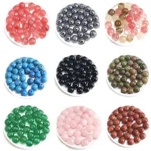 All 원석알 6mm 팔찌원석 A 한팩 34알, 옵션선택 / 오닉스 장미석 터키석