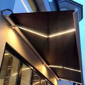 전동 어닝 자동 캐노피 천막 테라스 발코니 매장 지붕