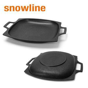 [스노우라인] 인덕션 전골 그리들 36 캠핑 사각 불판