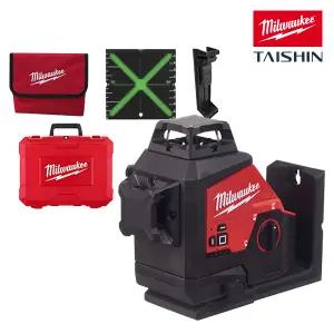 밀워키 M12 3PL-0C 360 x 3 레이저 레벨 베어툴