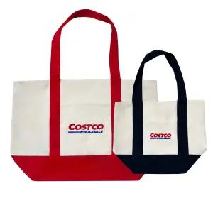 코스트코 에코백 캔버스 쇼핑백 2P 라지 미니 장바구니 데일리백 리유저블