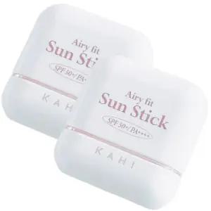 가히 에어리핏 선스틱 14gx 2개 백탁없는 워터프루프 썬스틱
