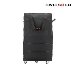 [스위스레드]2컬러 대용량 3단 유학 대형 이민가방 TSM-1404