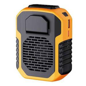 허리에 차는 선풍기 오렌지 휴대용 현장 강력 에어컨