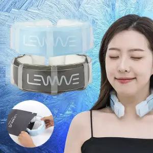 28도 자연냉각 런웨이브 쿨링 아이스큐브 넥밴드 쿨링시스템 독일산 고함량 PCM 소재 쿨밴드 러닝 골