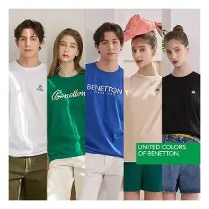 BEST 베네통 남녀공용 반팔티셔츠 5종세트 / 런칭 89,900원782825