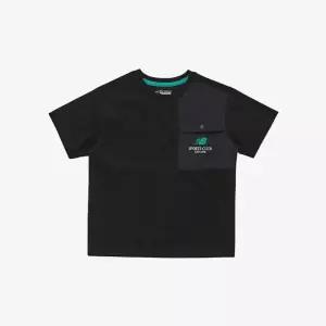 뉴발란스키즈반팔티 PQC NK9EF2605U-19 KIDS RIDER 우븐배색 포인트 반팔티