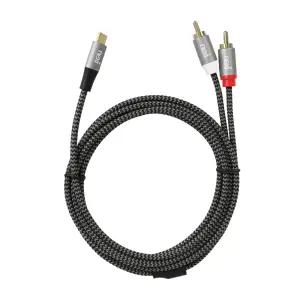 SNX1494 Type C 타입 to 2RCA 5M 오디오 스피커 케이블 스마트폰 PC 노트북 변환 앰프 연결선