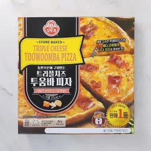 오뚜기 트리플치즈 투움바피자 363g