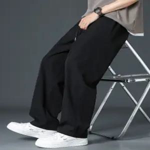 여름용 냉감 쿨링 밴딩 와이드 통바지 XL~5XL 빅사이즈 2color 추리닝바지