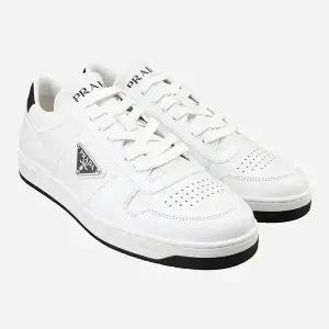 프라다 5F 2EE364 3LJ6 F0964 남성 다운타운 스니커즈 화이트 블랙