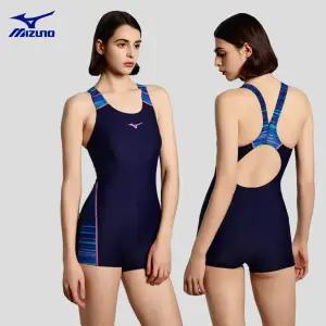 미즈노 여성 민소매 3부 반바지 원피스 수영복 체형보정 커버 해변 실내 N2CAC327