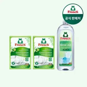 [프로쉬] 식기세처기 클리너 125g 2개+헹굼린스 750ml