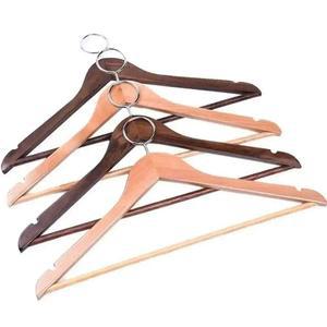 5PCS 호텔 도난 브레이커 방지 코트 의류 옷걸이 윈드 나무