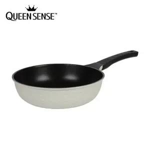 [퀸센스] 인덕션겸용 티타늄 궁중팬 28cm 웍 후라이팬 볶음팬 세라믹 코팅 가정용웍