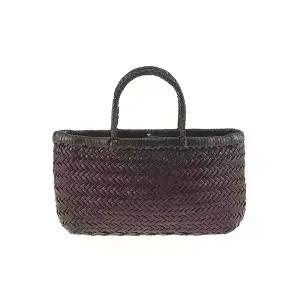 드래곤디퓨전 토트백 8809 DARK BROWN 미니 플랫 고라백 여성토트백 당일발송