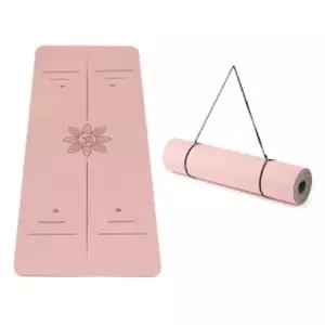 [골드스마일]운동매트 바디픽가이드라인TPE요가매트(핑크)필라테스매트