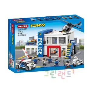 타운 경찰서 st33384 폴리스 8세이상 837pcs 피규어 키즈 어린이블럭 옥스포드블럭 그린랜드79