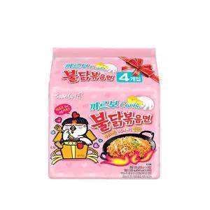 [삼양] 까르보불닭볶음면130g 멀티 4입 4봉