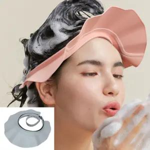 성인용 머리감기 샴푸캡 사이즈 조절 귀막이 어른 샴푸 모자 성인 헤어캡