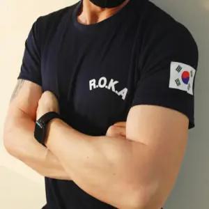 -국산- 로카반팔티 정품 로카티 ROKA 코리아아미 티셔츠 쿨드라이 반팔 긴팔 군인 군용 반티 PX