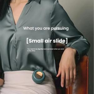 미니 소형 클립 팬 휴대용 무소음 날개 없는 선풍기 3단 속도 충전식 셔츠용 회오리 바람 허리