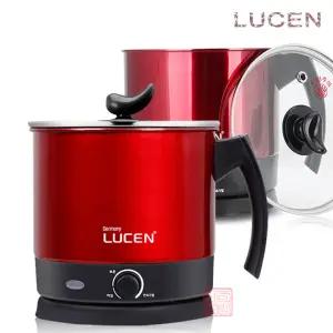 루센 1.8L 대용량 무선 전기 멀티 라면포트 커피포트 전기쿠커 냄비 주전자 가정용 사무실 캠핑 여행용