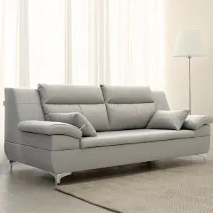 동서가구 테라 천연 면피가죽 온열 황토볼 3인용 흙소파 DF925867