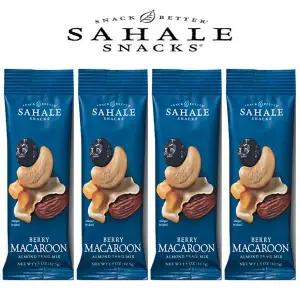 사할리스낵 프리미엄 영양간식 블루베리마카롱 아몬드 42.5gx4봉 /달콤하고 고소한 시즈닝 견과류 믹스넛