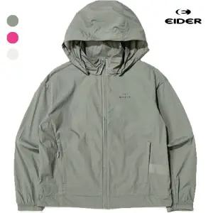 [롯데백화점]아이더 에센셜 여성 경량 립 자켓 바람막이 여자자켓 경량바람막이 (3컬러) DWM24103