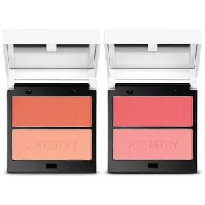 암웨이 아티스트리 고 바이브런트 크림 앤 파우더 블러쉬 듀오 하이브리드블러쉬